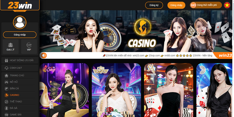 Cách Nhận Thưởng Khuyến Mãi Casino Tại 23WIN